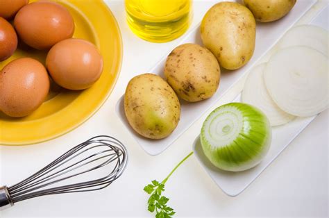Ingredientes para tortilla de patatas