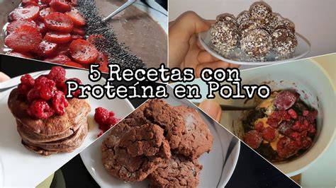 Recetas con proteína en polvo