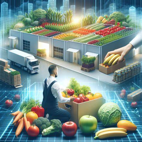 Infografía sobre el comercio al por mayor de frutas y hortalizas