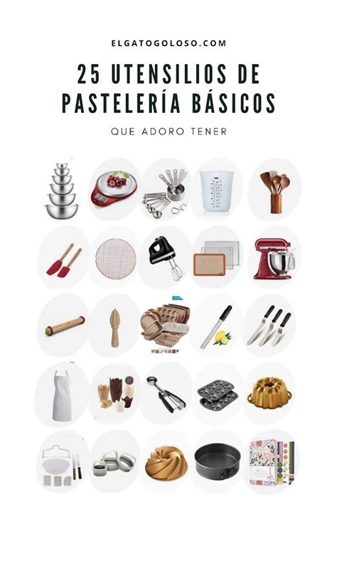 utensilios de pastelería profesionales