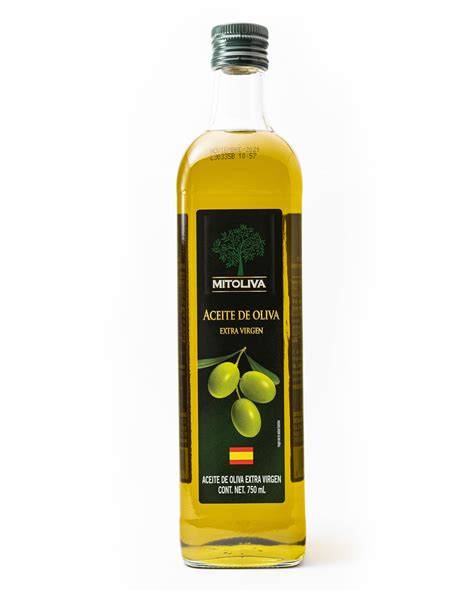 Botella de aceite de oliva virgen extra de Córdoba