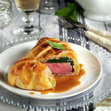 Montaje de Solomillo Wellington individual