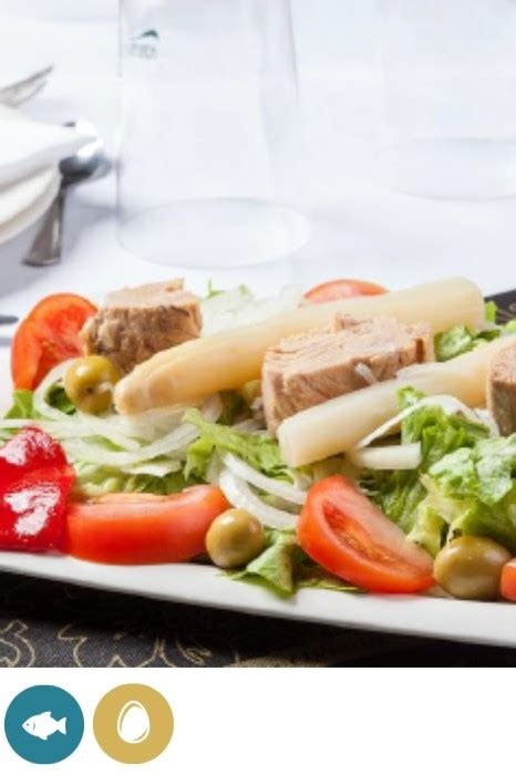 Plato final de ensalada de tronco de bonito