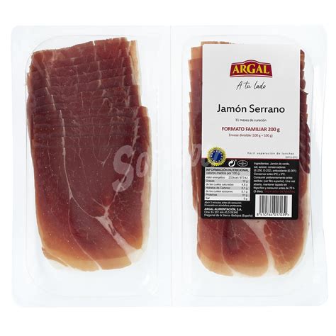 Jamón serrano en lonchas