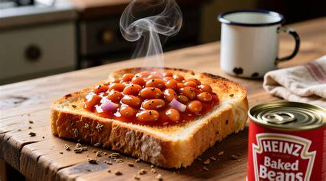 Publicidad de Heinz Baked Beans durante la Segunda Guerra Mundial