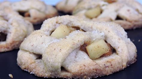 Proceso de elaboración de galletas de manzana rellenas