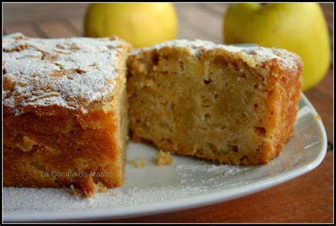 Bizcocho de manzana casero recién hecho