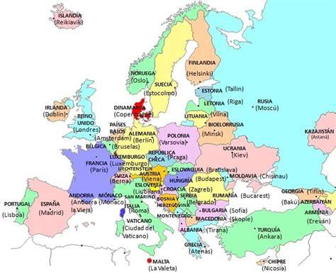 Mapa de Europa resaltando países con tradición de codillo