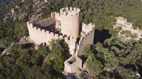 Recreación del Castillo de Farners en el siglo XII