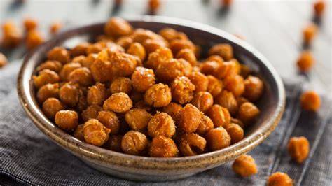 Garbanzos crujientes con hierbas y especias