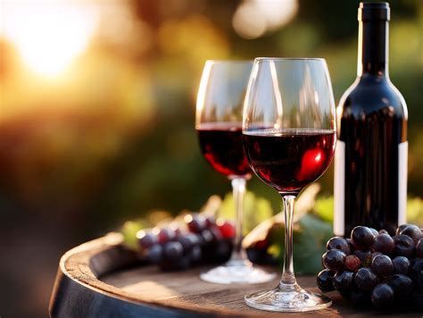 Copa de vino tinto junto a un plato de ratatouille