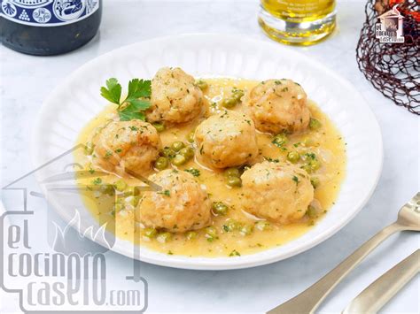 Ingredientes para albóndigas de bacalao