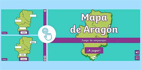 Mapa de Aragón destacando iniciativas de digitalización