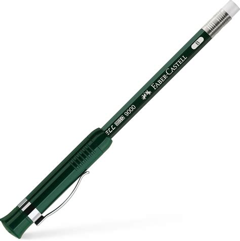 Lápiz Faber-Castell 9000 con capuchón protector y sacapuntas integrado