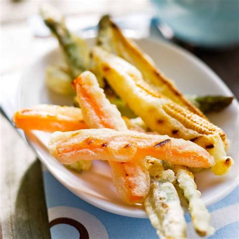 Ingredientes básicos de la tempura: harina, huevo y agua helada