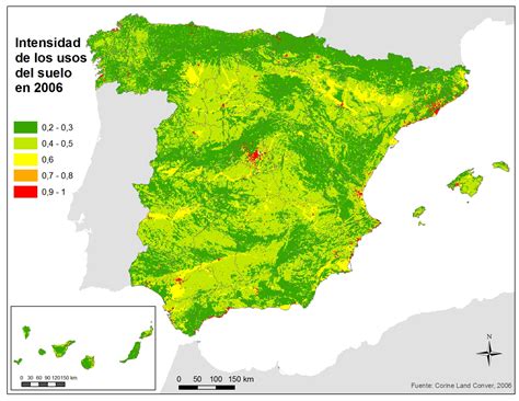 Mapa de usos del término
