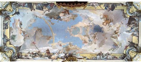 Fresco del techo del Salón Real de la Casa de la Panadería