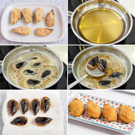 Todos los ingredientes listos para preparar los mejillones tigres