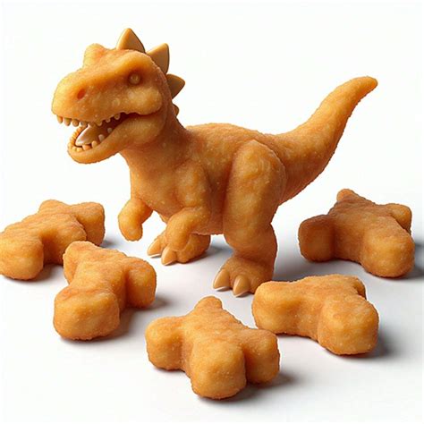Tortitas en forma de dinosaurio