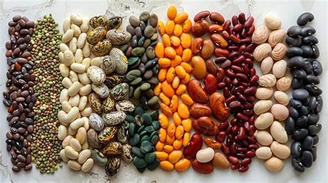 Comparativa de tipos de frijoles