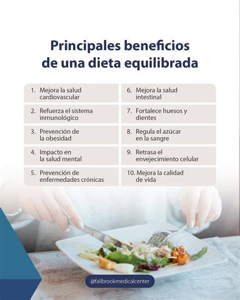 Gráfico informativo sobre la importancia de una dieta equilibrada y la consulta médica