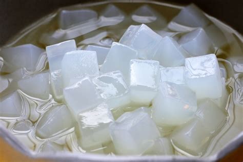Nata de coco en un bol