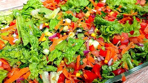 Variedad de vegetales frescos para ensalada