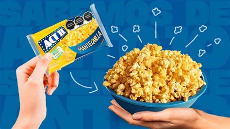 Proceso de cocción de palomitas en el microondas