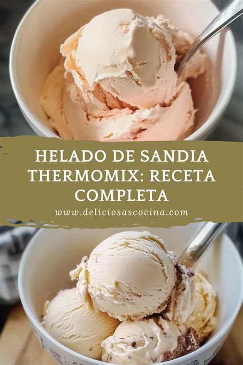 Thermomix preparando helado