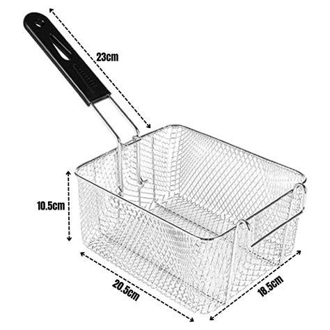 Cesta de acero inoxidable para freidora industrial