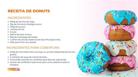 Ingredientes para donuts de fruta