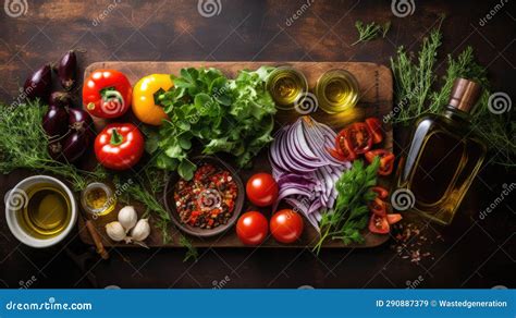 Imagen de ingredientes frescos para la ensalada
