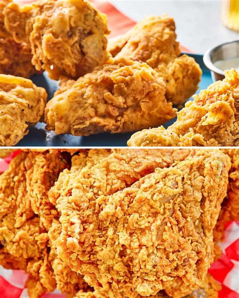 Variedad de piezas de pollo adobado antes de freír