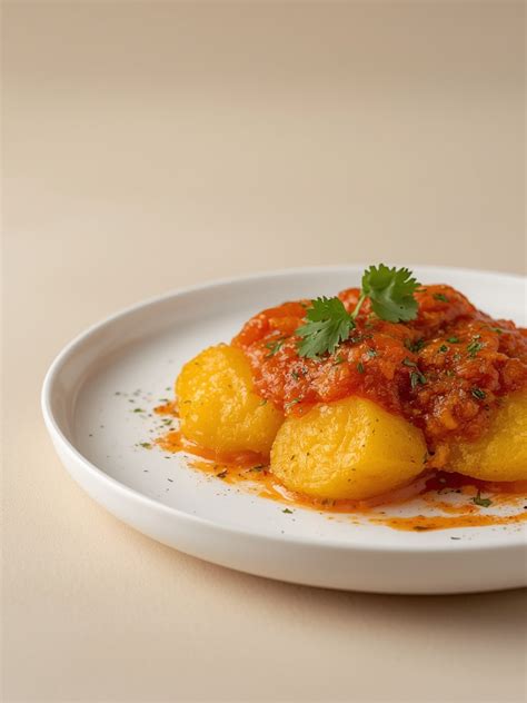 Ñoquis de patata caseros con salsa