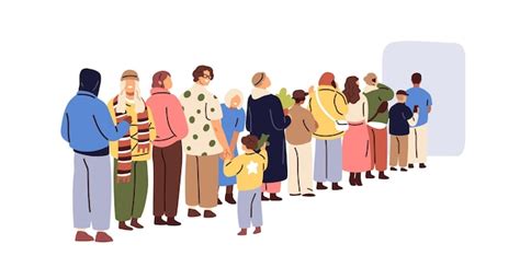 Cola de gente esperando por pollo asado en una rostisseria