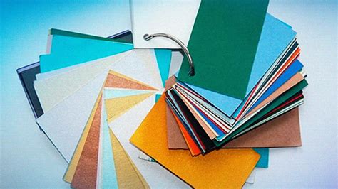 Diferentes tipos de papel texturizado para pastel