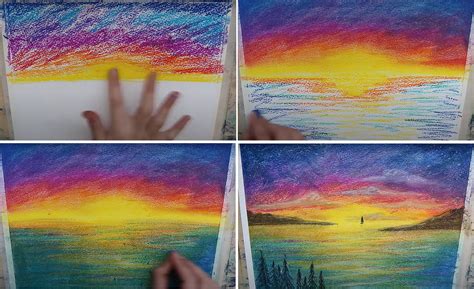 Proceso de pintura al pastel paso a paso