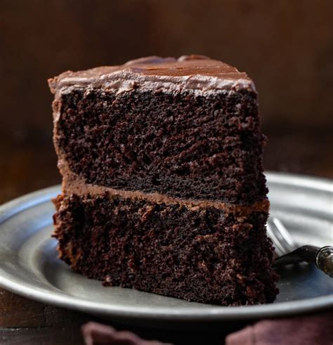 Ilustración de una Devil's Food Cake
