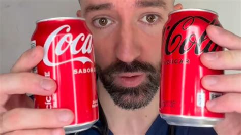 Comparativa visual de ingredientes entre Coca-Cola normal y Coca-Cola Zero
