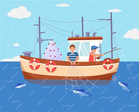 Pescadores cocinando en un barco