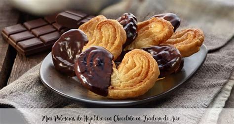 Palmeras de hojaldre en freidora de aire