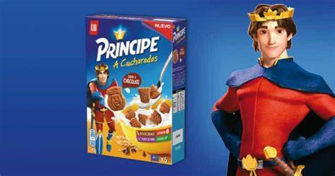 Ilustración del personaje de las galletas Príncipe
