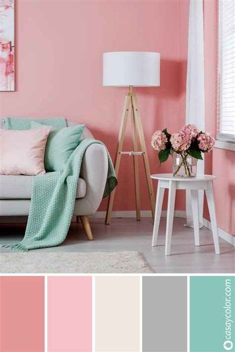 Paleta de colores pastel en diseño de interiores