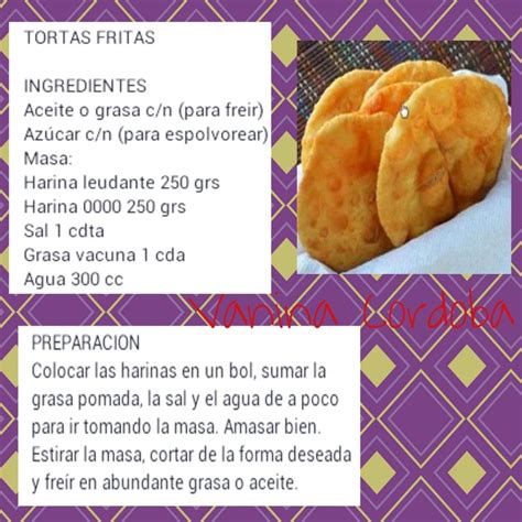 Ingredientes para tortas de pan fritas