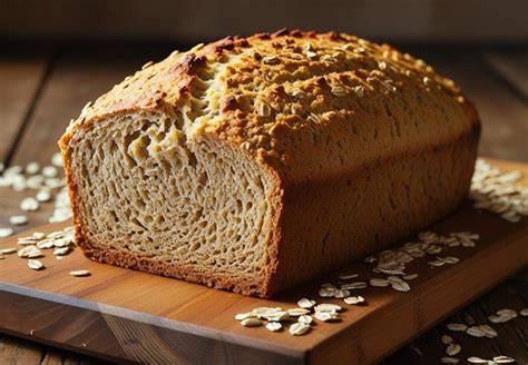 Ingredientes para pan de avena casero