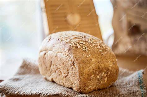 Pan de avena recién horneado