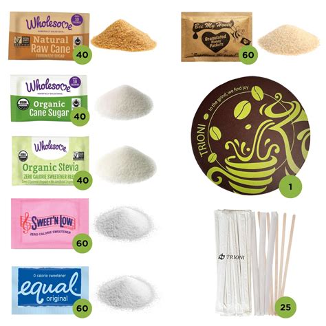 Variedad de edulcorantes alternativos al azúcar