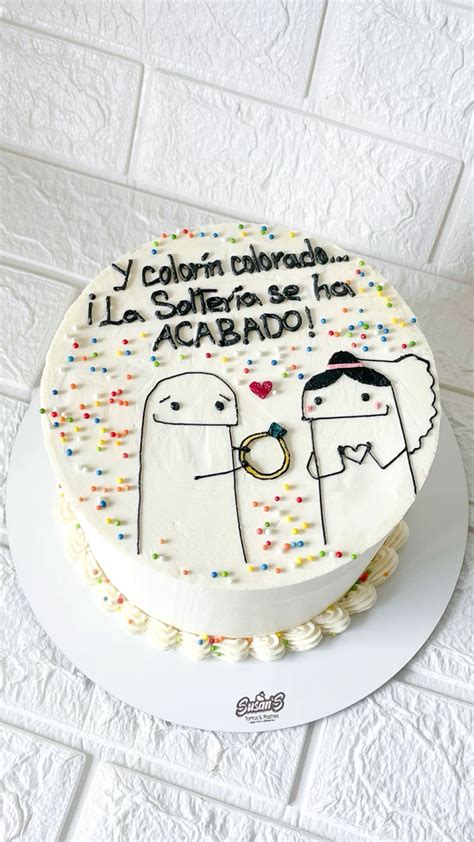 Pastel elegante y minimalista para despedida mixta