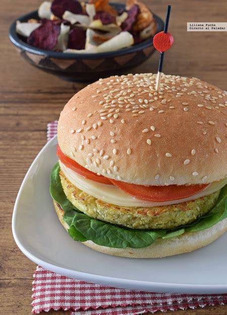 Hamburguesa vegetariana de avena y coliflor