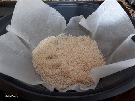 Cocción del arroz en el Varoma del Thermomix